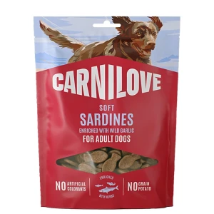 CarniLove Soft Snack Sardines with Wild Garlic Szardínia Medvehagymával 200g